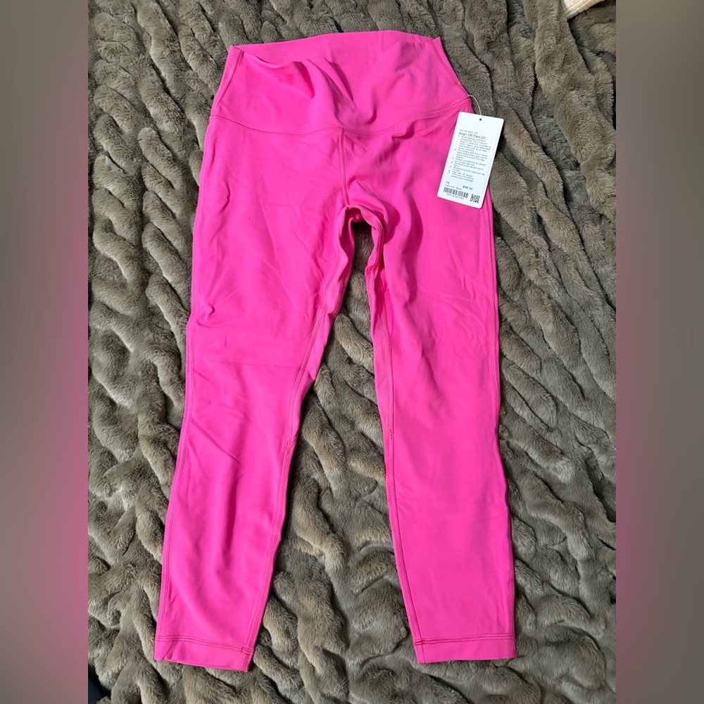 lululemon athletica Bright Pink High-Rise Leggings